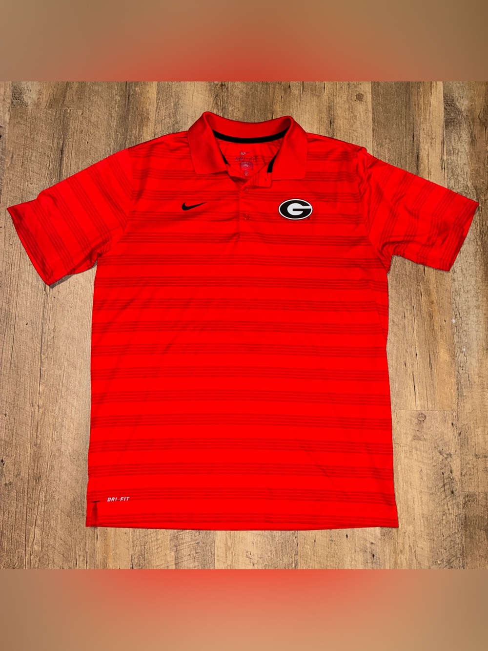 Nike Red Georgia Bulldogs Dri-FIT Polo